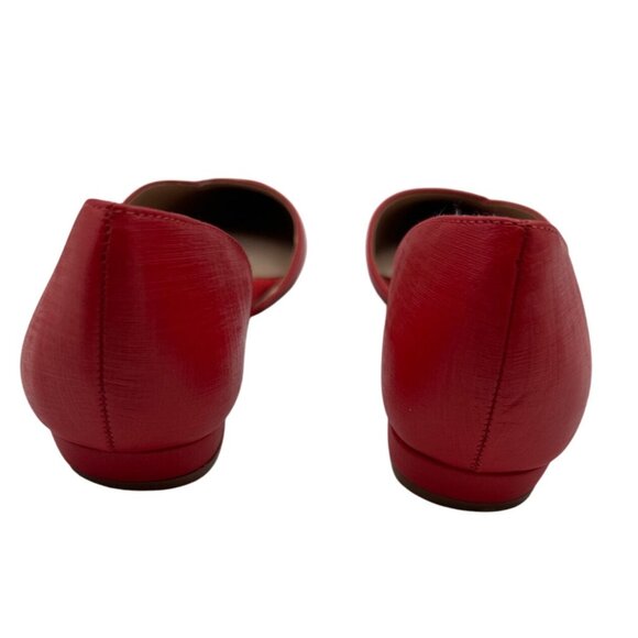 Naturalizer Size 6 Casual Slip On Comfortable Pointed Toe Red Flats - Picture 6 of 14